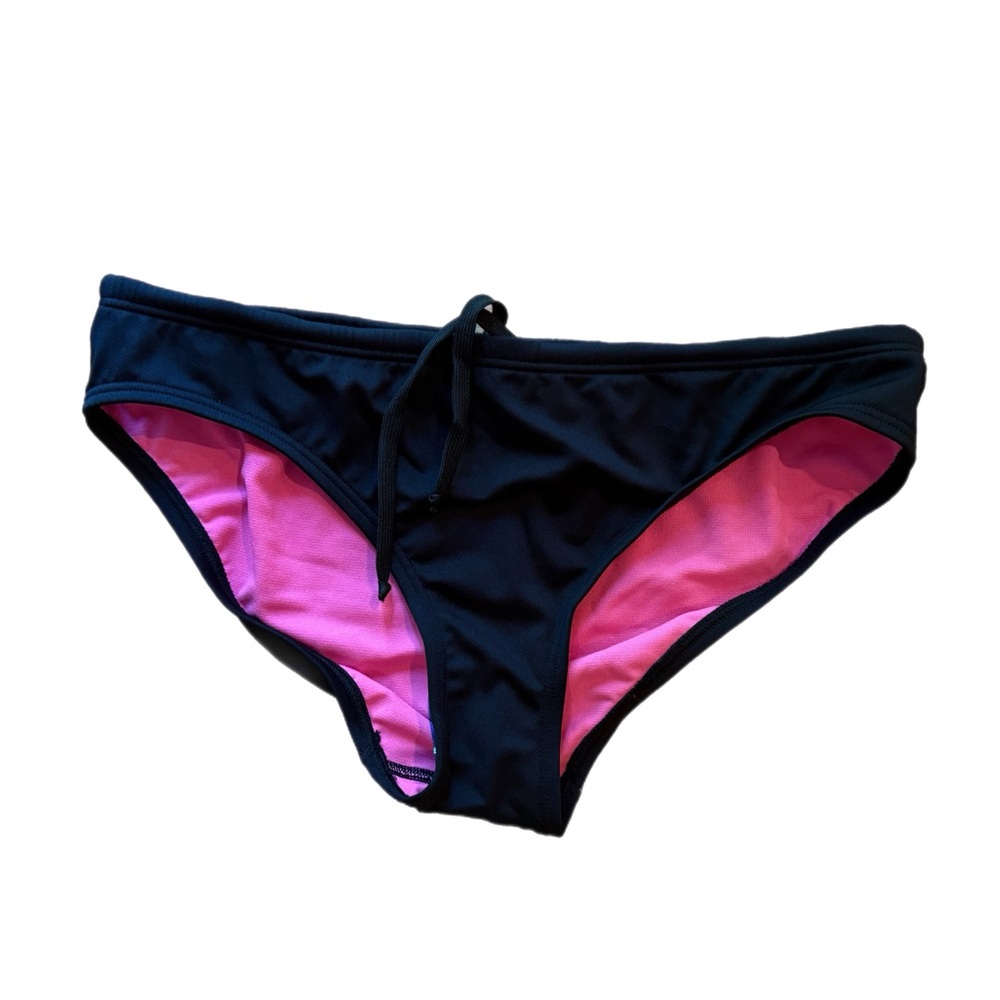 TYR Black and Pink Bikini Bottom XL